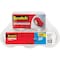 Scotch Packing Tape/Dispenser, Value Pack, 1-7/8"x164', 6/PK, CL 6PK MMM38506DP3 - alternate 1